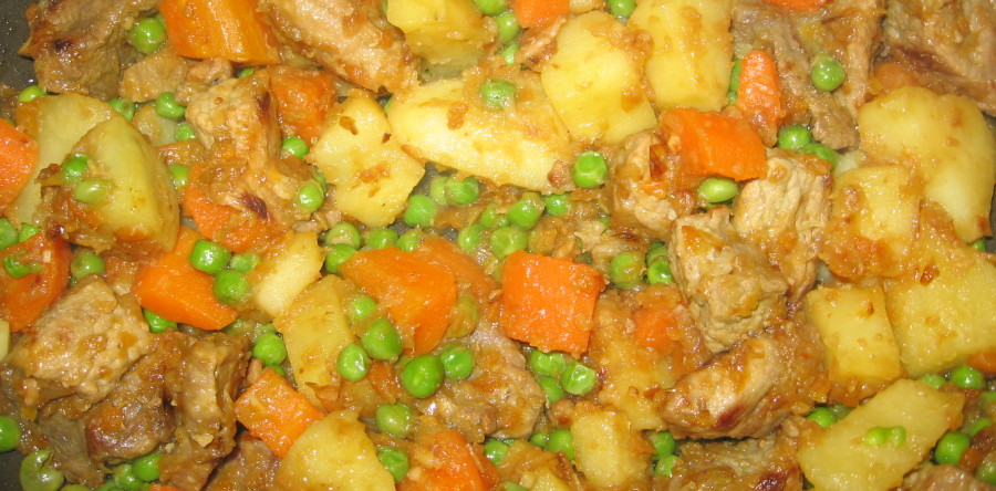 Tricoloured stew